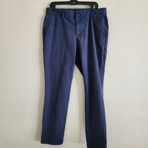 Vineyard Vines OTG On-The-Go Pants Navy Blue 36x32 Technical Performance Chino